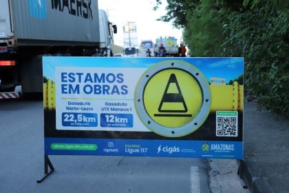 CIGÁS-Sinalização de obras da Cigás_Crédito da Foto_Divulgação Cigás