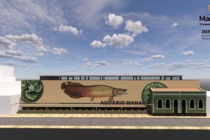 Manaus terá aquário municipal com peixes amazônicos e rooftop com vista para o rio Negro