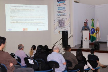 Prefeitura de Manaus encerra Audiência Pública do PPA 2026-2029 e PLOA 2026 com foco em regionalização e grandes projetos