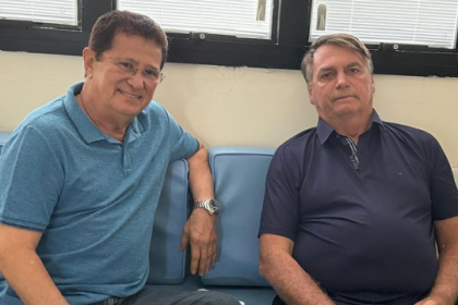 Alfredo Nascimento visitou Bolsonaro na manhã de hoje (Foto: Reprodução)