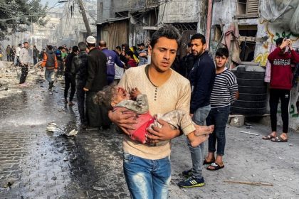 Bombardeio recomeçou nesta sexta-feira (Foto: Divulgação/ TV Al Jazeera)