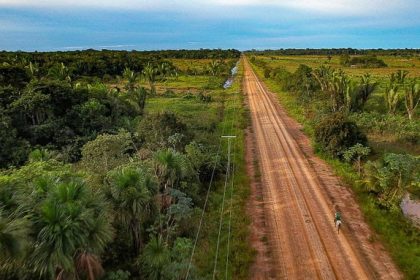 O asfaltamento do trecho do meio da BR-319 é alvo de críticas e batalhas no Congresso há décadas - (Foto: Divulgação/Esquerda Livre)