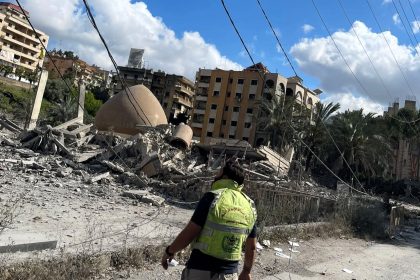 cidade libano atacada por israel