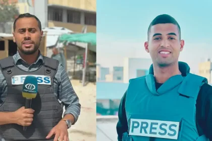 jornalistas palestinos