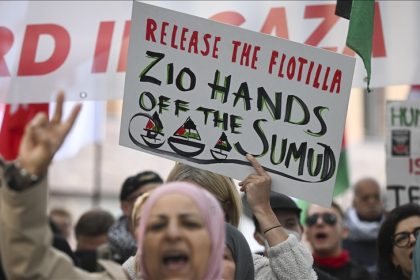 protesto flotilha