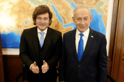 terroristas milei e netanyahu